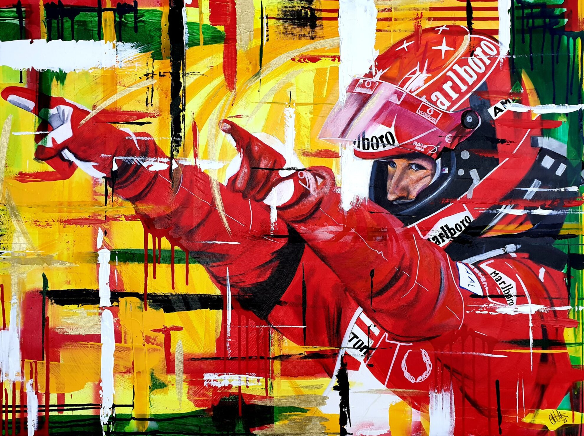 Michael Schumacher F1 Racing Ferarri