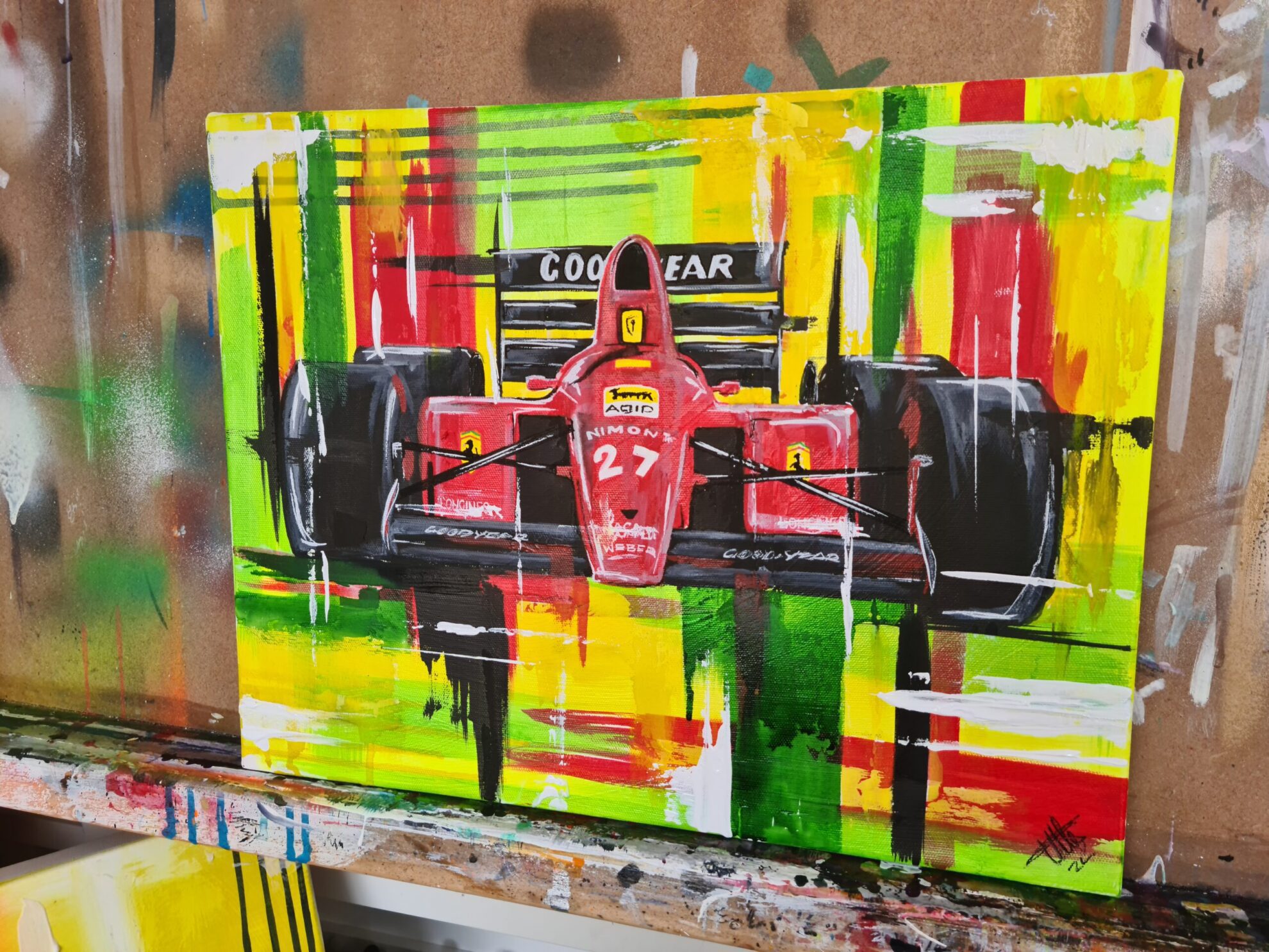 Nigel Mansell Ferarri F1 Racing Car - Image 3