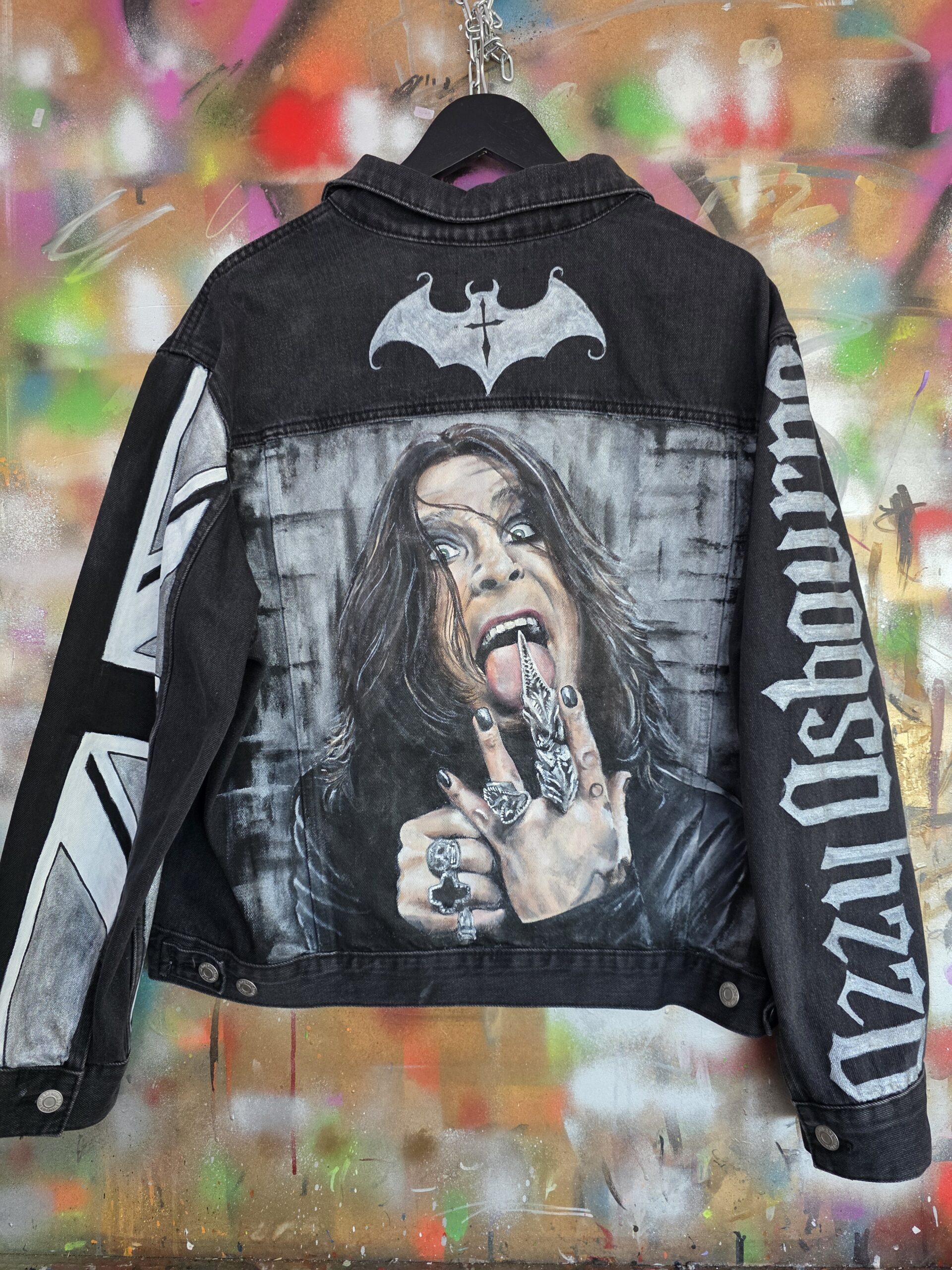 Ozzy Osbourne Inspired Denim Jacket