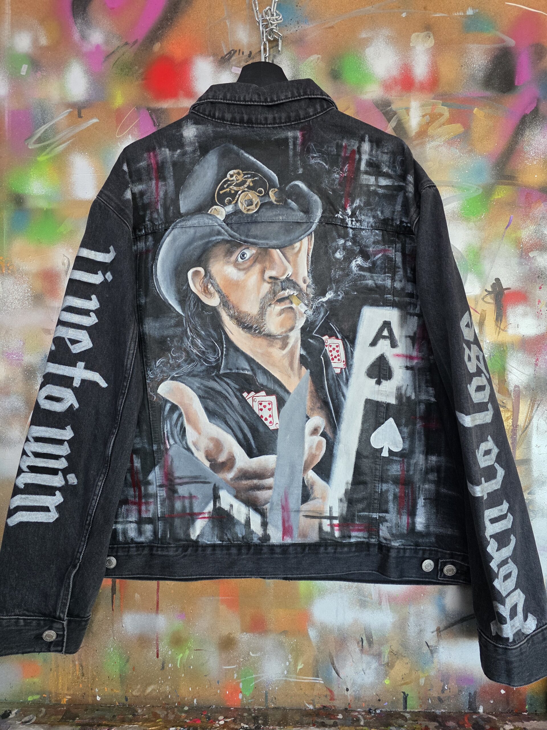 Lemmy Inspired Denim Jacket